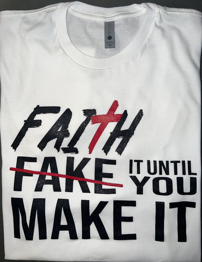 Faith It Shirt - white