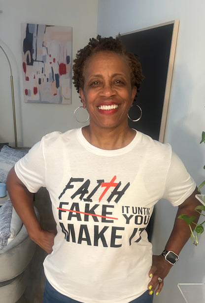 Faith It Shirt - white