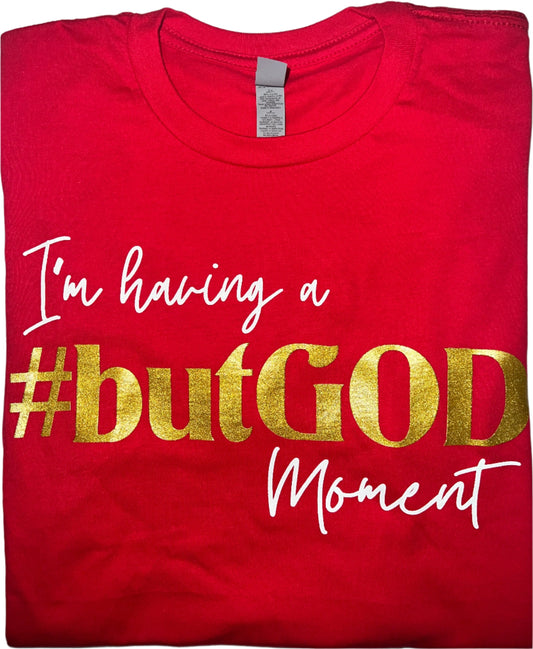 #butGOD 2.0 - metallic gold (red)